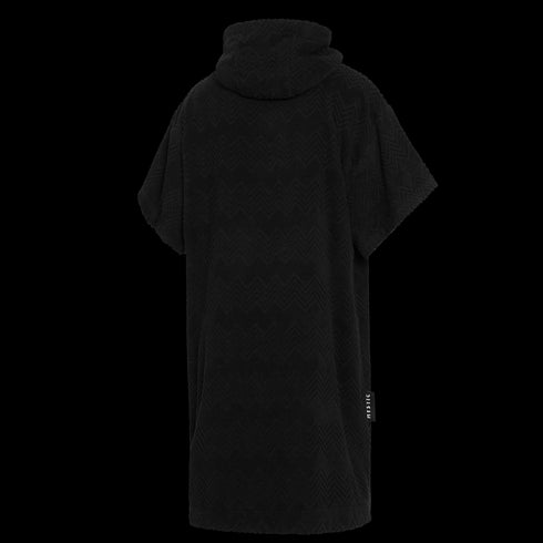 Poncho Jacquard - Schwarz